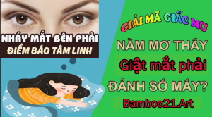 Giật mắt phải là điềm gì?