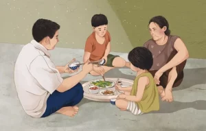 Nằm mơ thấy ăn cơm là điềm báo gì?