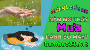 Ngủ mơ thấy mưa đánh đề số mấy?